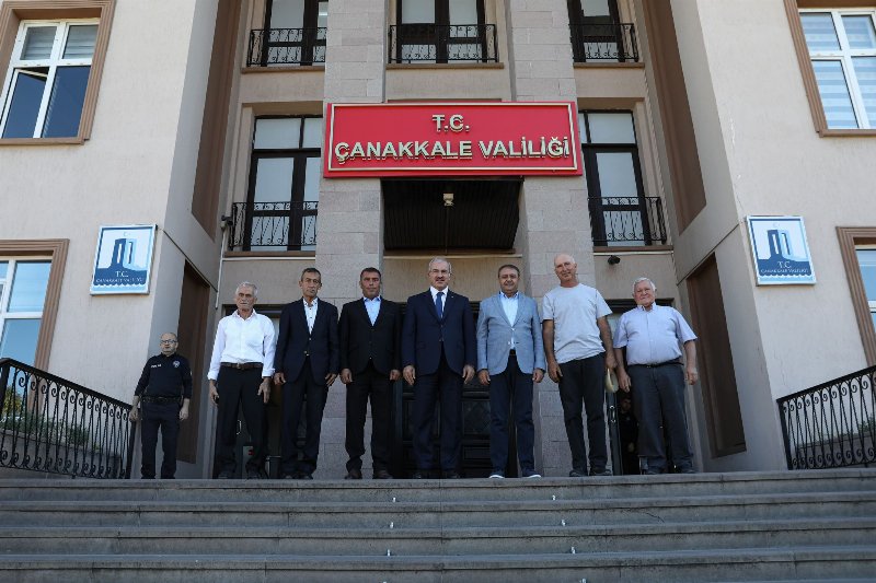 Çanakkale Valimiz Sayın Doç. Dr. Ömer Toroman'ı Şanlıurfa Valimiz Sayın Hasan Şıldak ile ziyaretimiz